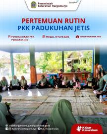 PERTEMUAN RUTIN PKK PADUKUHAN JETIS